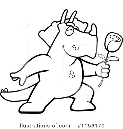 Royalty-Free (RF) Triceratops Clipart Illustration by Cory Thoman - Stock Sample #1156179