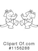 Triceratops Clipart #1156288 by Cory Thoman