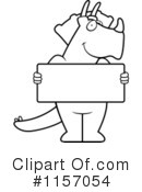 Triceratops Clipart #1157054 by Cory Thoman