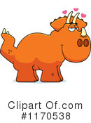 Triceratops Clipart #1170538 by Cory Thoman