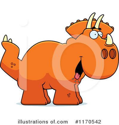 Royalty-Free (RF) Triceratops Clipart Illustration by Cory Thoman - Stock Sample #1170542