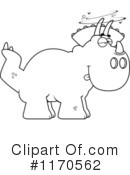 Triceratops Clipart #1170562 by Cory Thoman