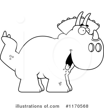 Royalty-Free (RF) Triceratops Clipart Illustration by Cory Thoman - Stock Sample #1170568