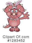 Triceratops Clipart #1283452 by Dennis Holmes Designs