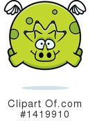 Triceratops Clipart #1419910 by Cory Thoman