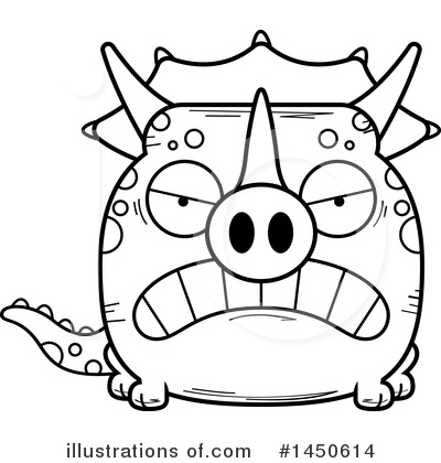 Royalty-Free (RF) Triceratops Clipart Illustration by Cory Thoman - Stock Sample #1450614