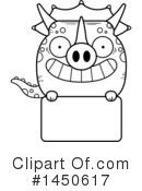 Triceratops Clipart #1450617 by Cory Thoman