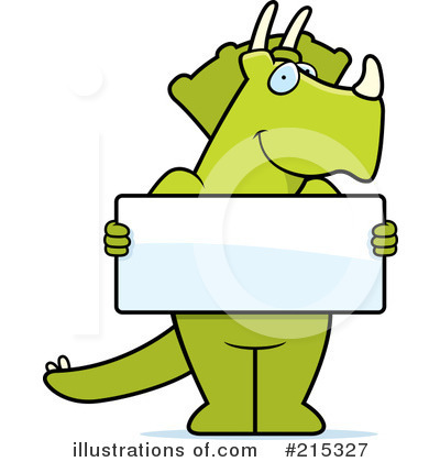 Royalty-Free (RF) Triceratops Clipart Illustration by Cory Thoman - Stock Sample #215327