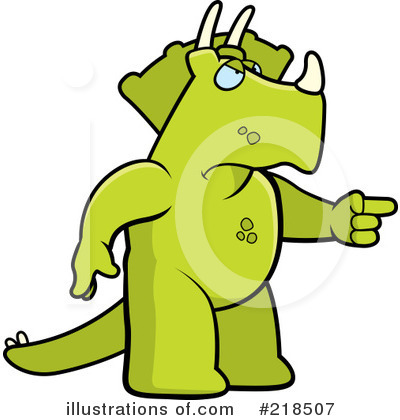 Royalty-Free (RF) Triceratops Clipart Illustration by Cory Thoman - Stock Sample #218507