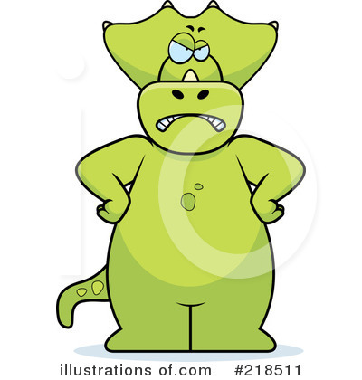 Royalty-Free (RF) Triceratops Clipart Illustration by Cory Thoman - Stock Sample #218511