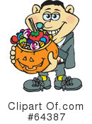Trick Or Treater Clipart #64387 by Dennis Holmes Designs