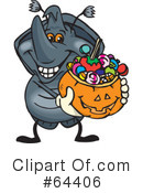 Trick Or Treater Clipart #64406 by Dennis Holmes Designs