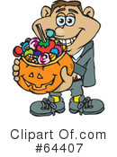 Trick Or Treater Clipart #64407 by Dennis Holmes Designs