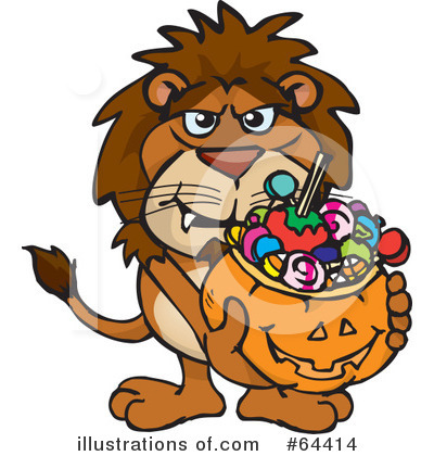 Royalty-Free (RF) Trick Or Treater Clipart Illustration by Dennis Holmes Designs - Stock Sample #64414