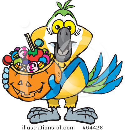 Macaw Clipart #64428 by Dennis Holmes Designs