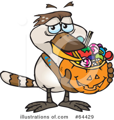 Royalty-Free (RF) Trick Or Treater Clipart Illustration by Dennis Holmes Designs - Stock Sample #64429