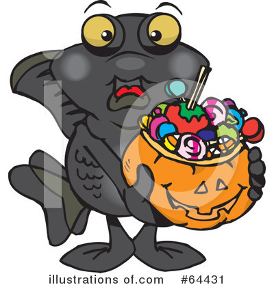 Royalty-Free (RF) Trick Or Treater Clipart Illustration by Dennis Holmes Designs - Stock Sample #64431