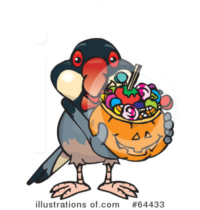 Royalty-Free (RF) Trick Or Treater Clipart Illustration by Dennis Holmes Designs - Stock Sample #64433