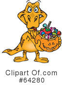 Trick Or Treating Clipart #64280 by Dennis Holmes Designs