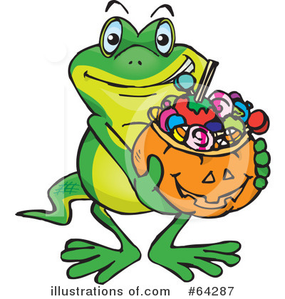 Royalty-Free (RF) Trick Or Treating Clipart Illustration by Dennis Holmes Designs - Stock Sample #64287