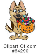 Trick Or Treating Clipart #64290 by Dennis Holmes Designs