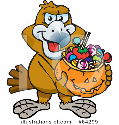 Royalty-Free (RF) Trick Or Treating Clipart Illustration by Dennis Holmes Designs - Stock Sample #64299