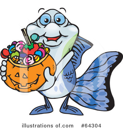 Royalty-Free (RF) Trick Or Treating Clipart Illustration by Dennis Holmes Designs - Stock Sample #64304