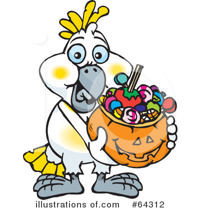 Royalty-Free (RF) Trick Or Treating Clipart Illustration by Dennis Holmes Designs - Stock Sample #64312