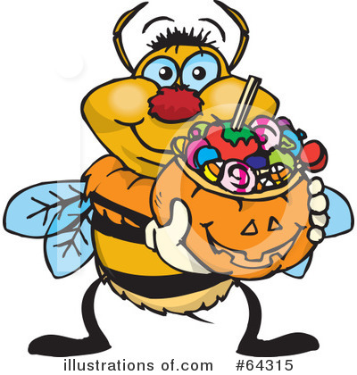 Bee Clipart #64315 by Dennis Holmes Designs