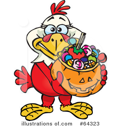 Royalty-Free (RF) Trick Or Treating Clipart Illustration by Dennis Holmes Designs - Stock Sample #64323