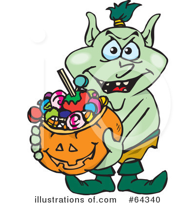 Goblin Clipart #64340 by Dennis Holmes Designs