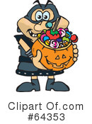 Trick Or Treating Clipart #64353 by Dennis Holmes Designs