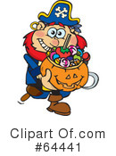 Trick Or Treating Clipart #64441 by Dennis Holmes Designs