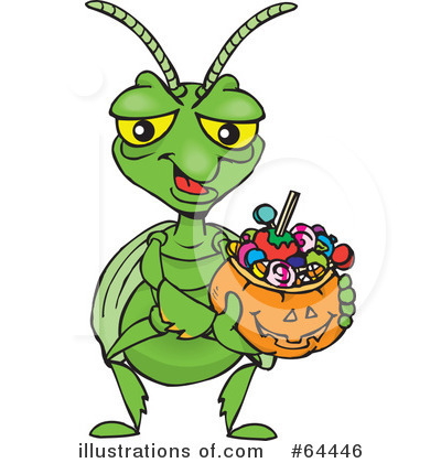 Royalty-Free (RF) Trick Or Treating Clipart Illustration by Dennis Holmes Designs - Stock Sample #64446