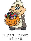 Trick Or Treating Clipart #64448 by Dennis Holmes Designs
