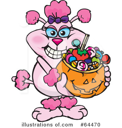 Royalty-Free (RF) Trick Or Treating Clipart Illustration by Dennis Holmes Designs - Stock Sample #64470