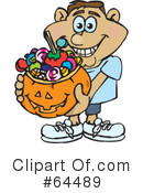 Trick Or Treating Clipart #64489 by Dennis Holmes Designs