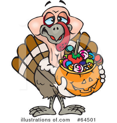 Royalty-Free (RF) Trick Or Treating Clipart Illustration by Dennis Holmes Designs - Stock Sample #64501