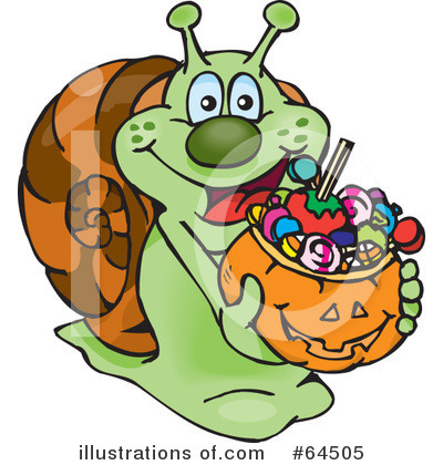 Royalty-Free (RF) Trick Or Treating Clipart Illustration by Dennis Holmes Designs - Stock Sample #64505