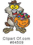 Trick Or Treating Clipart #64509 by Dennis Holmes Designs