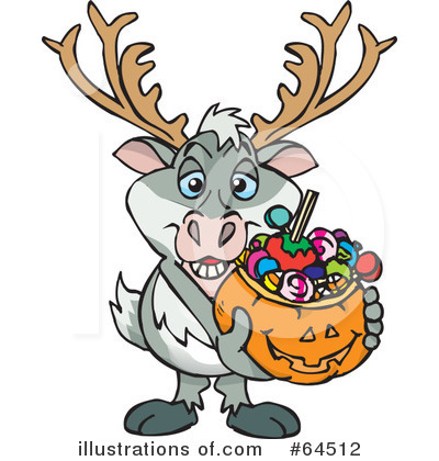 Royalty-Free (RF) Trick Or Treating Clipart Illustration by Dennis Holmes Designs - Stock Sample #64512