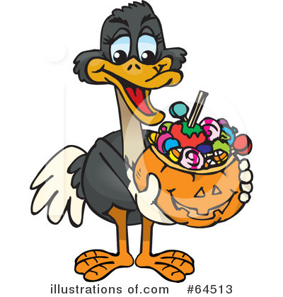 Royalty-Free (RF) Trick Or Treating Clipart Illustration by Dennis Holmes Designs - Stock Sample #64513
