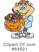 Trick Or Treating Clipart #64521 by Dennis Holmes Designs
