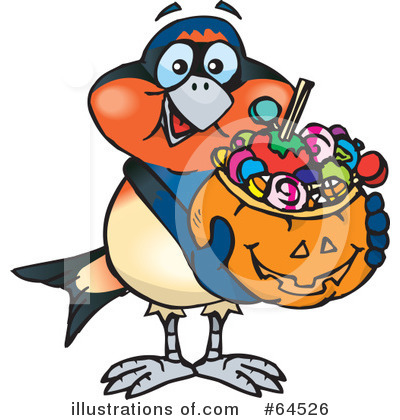 Royalty-Free (RF) Trick Or Treating Clipart Illustration by Dennis Holmes Designs - Stock Sample #64526