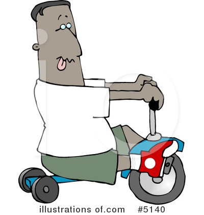 Royalty-Free (RF) Tricycle Clipart Illustration by djart - Stock Sample #5140