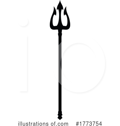 Royalty-Free (RF) Trident Clipart Illustration by Vector Tradition SM - Stock Sample #1773754