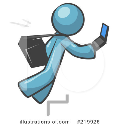 Royalty-Free (RF) Tripping Clipart Illustration by Leo Blanchette - Stock Sample #219926