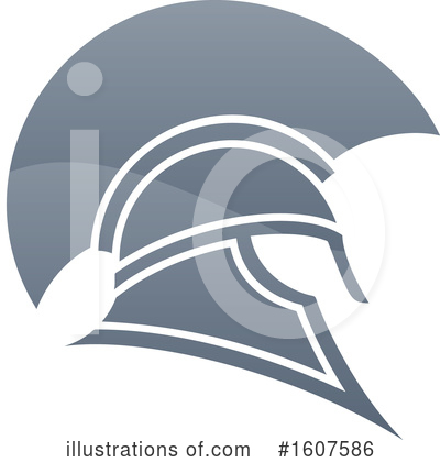 Trojan Helmet Clipart #1607586 by AtStockIllustration