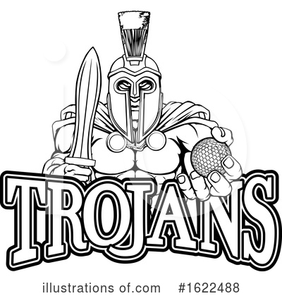 Royalty-Free (RF) Trojans Clipart Illustration by AtStockIllustration - Stock Sample #1622488