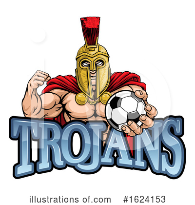 Royalty-Free (RF) Trojans Clipart Illustration by AtStockIllustration - Stock Sample #1624153
